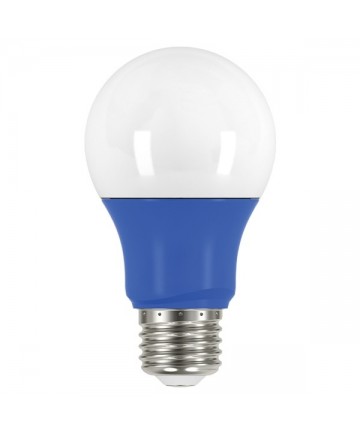 Satco S9644 2A19/LED/BLUE/120V Satco 2 Watt A19 LED Blue