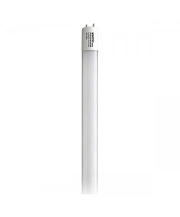 Satco S9975 15T8/LED/48-830/DR Satco 15 Watt T8 LED 3000K Warm White Medium Bi-Pin base 48'' Inches 25-32-Watt Fluorescent Equivalent 50,000 Hours LED Lamp