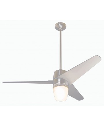 Modern Fan Company VEL-BN-50-WH-850-004 Velo Bright Nickel Ceiling Fan