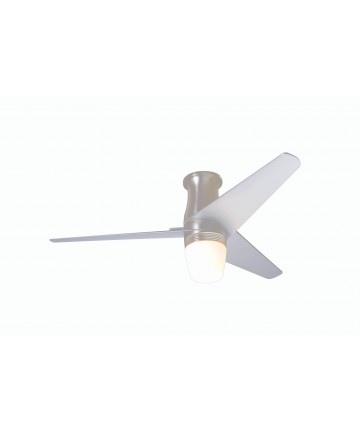 Modern Fan Company VEL-HUG-BN-50-WH-850-005 Velo Hugger Bright Nickel Ceiling Fan