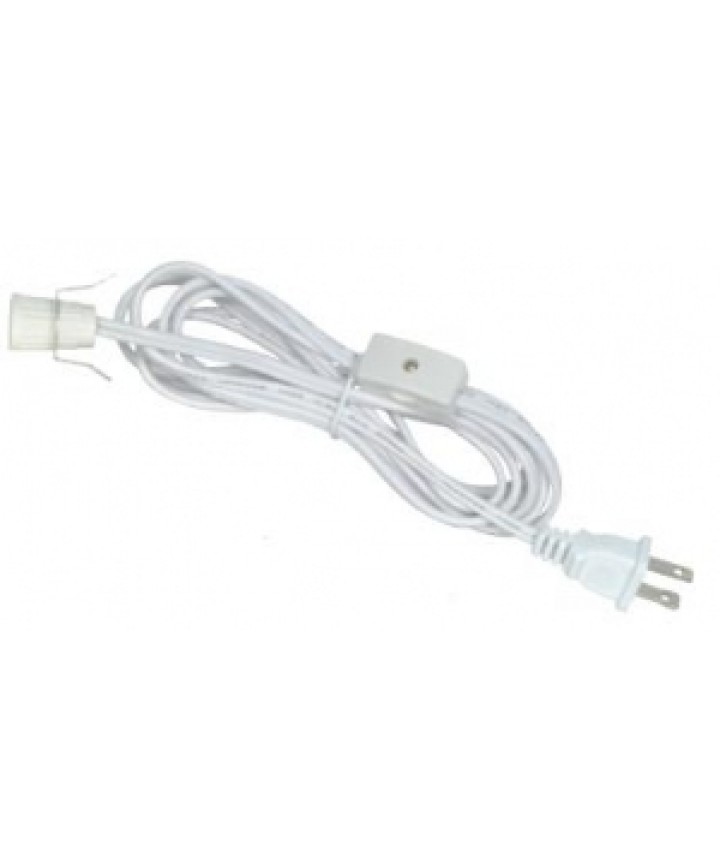 Satco 80/1786 Satco Candelabra Base Snap Socket with 6FT WHITE Cord