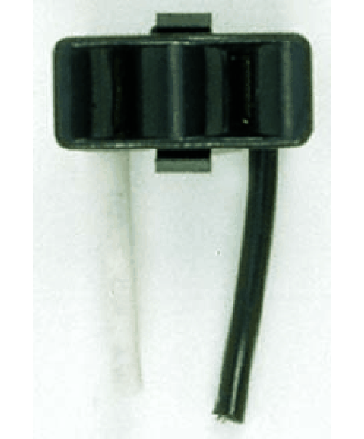 Satco 90/545 2 Wire CONVENIENCE OUTLET SnapIn Black