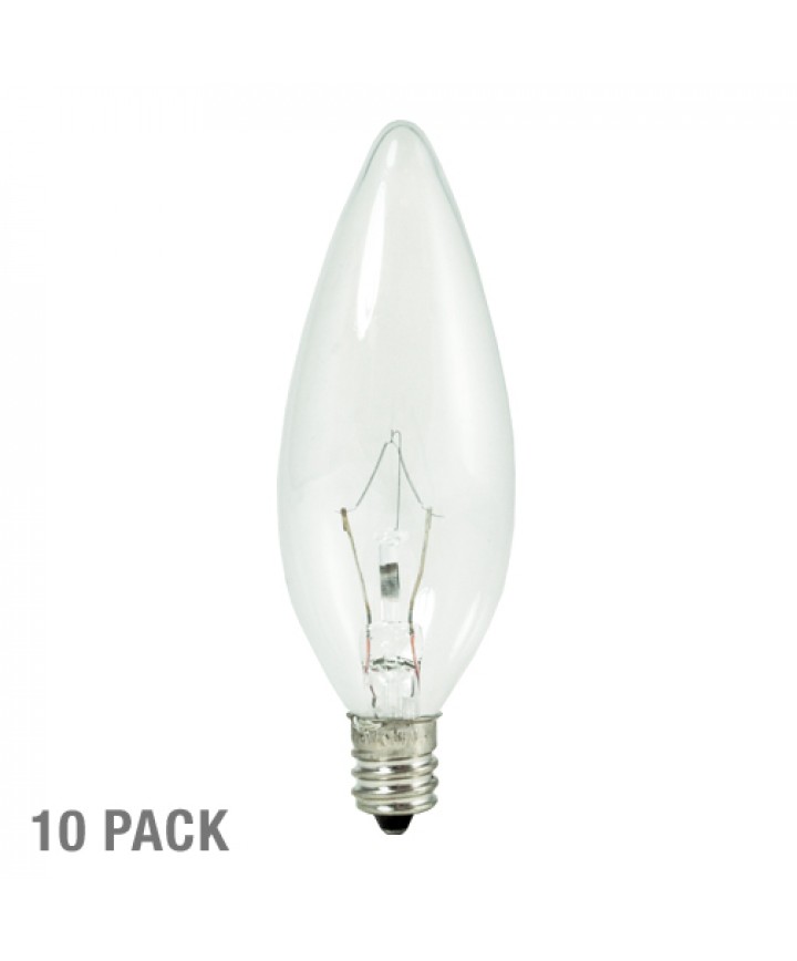 Bulbrite 860065 KR25CTC/3210PK 25 Watt Krypton Krystal Touch B10