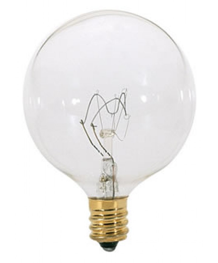 Satco S3726 Satco 15g16 5 15 Watt 120 Volt G16 5 Candelabra Base