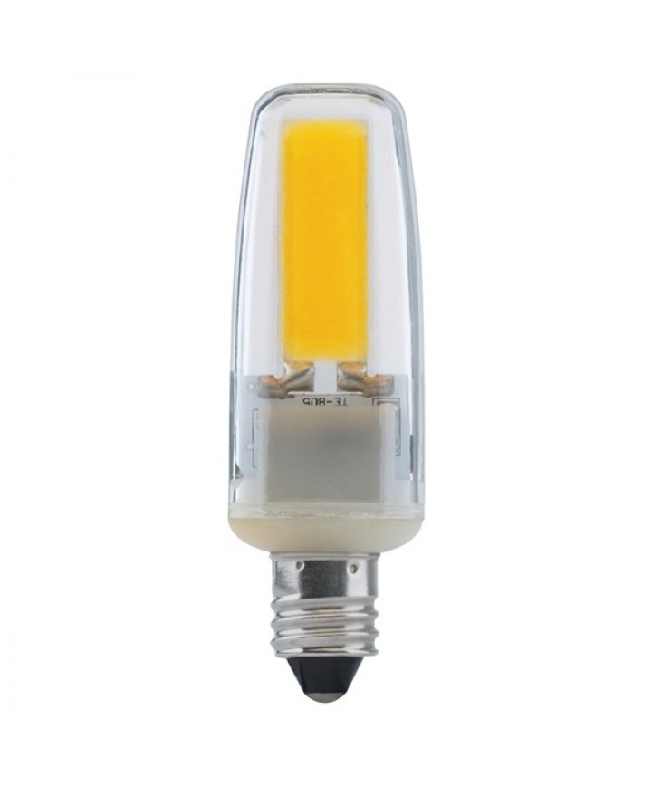 Satco 4W LED 3000K Clear Mini Candelabra Base 120 130V S28684