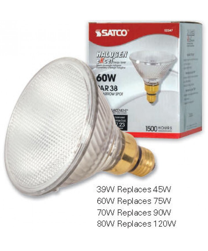 Satco halogen excel cheap 60w 1090 lumens