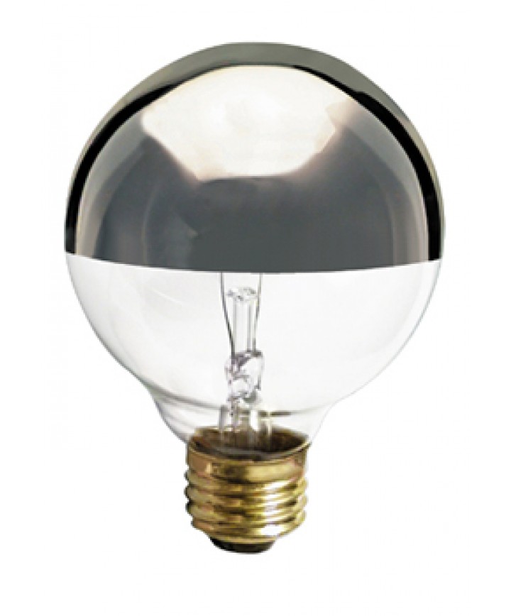 Satco S3860 25g25 Sl 25 Watt G25 Silver Crown 120 Volt