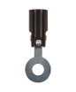 Satco 80/1274 CAND SKT STR BKT W/RND HOLE 75 Watts Sockets & - image 1