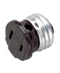 Satco 90/547 BROWN FEMALE SCREW PLUG 660 Watts 125 Volts Sockets & - image 1
