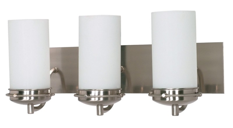 Nuvo Lighting 60/496 Polaris 3 Light Cfl 21 inch Vanity (3) 13W GU24 Lamps Included