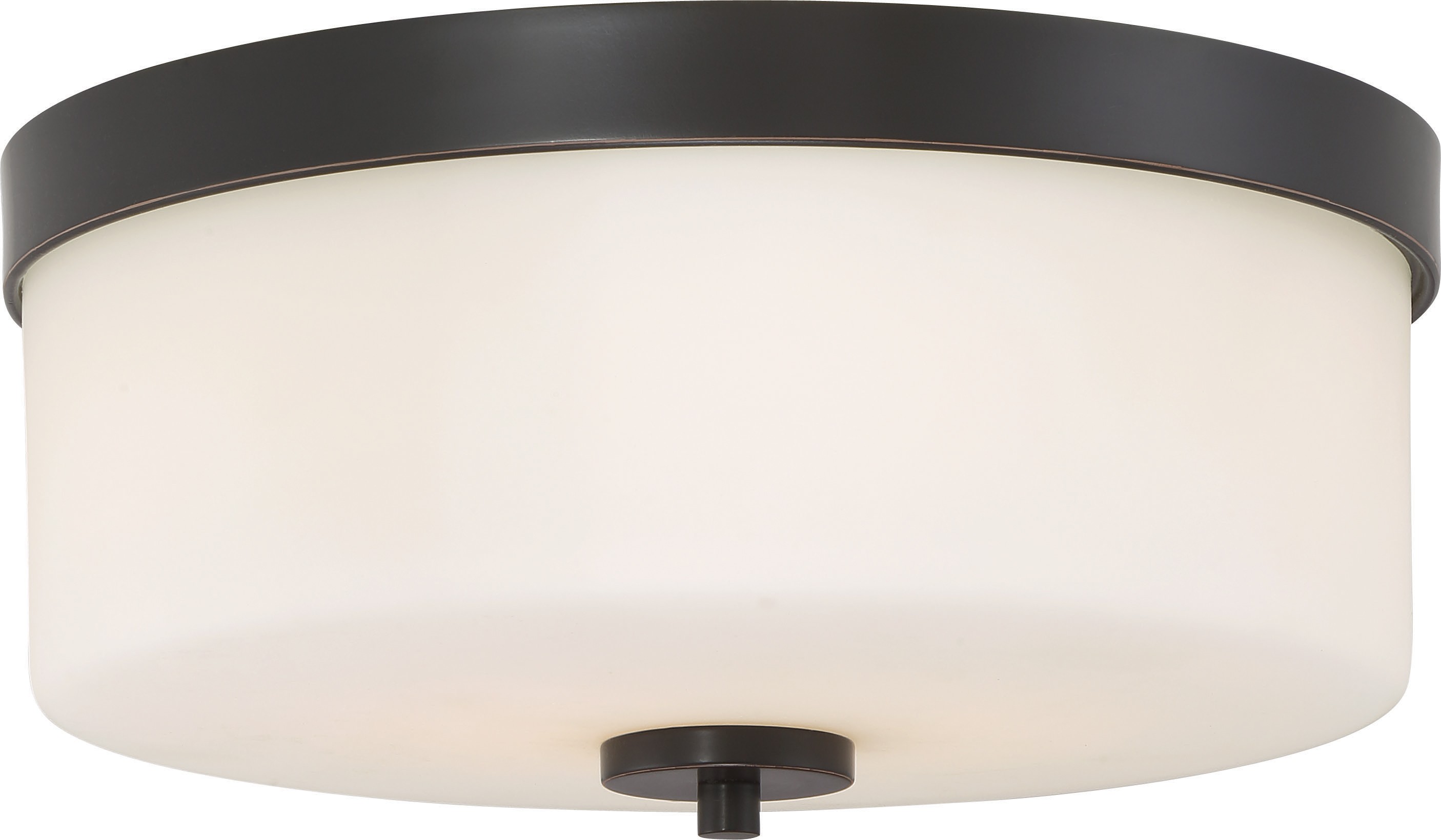Nuvo Lighting 60 6331 Denver 2 Light Flush Mount Fixture Mahogany Nuvo Lighting 60 6331 Denver 2 Light Flush Mount Fixture Mahogany