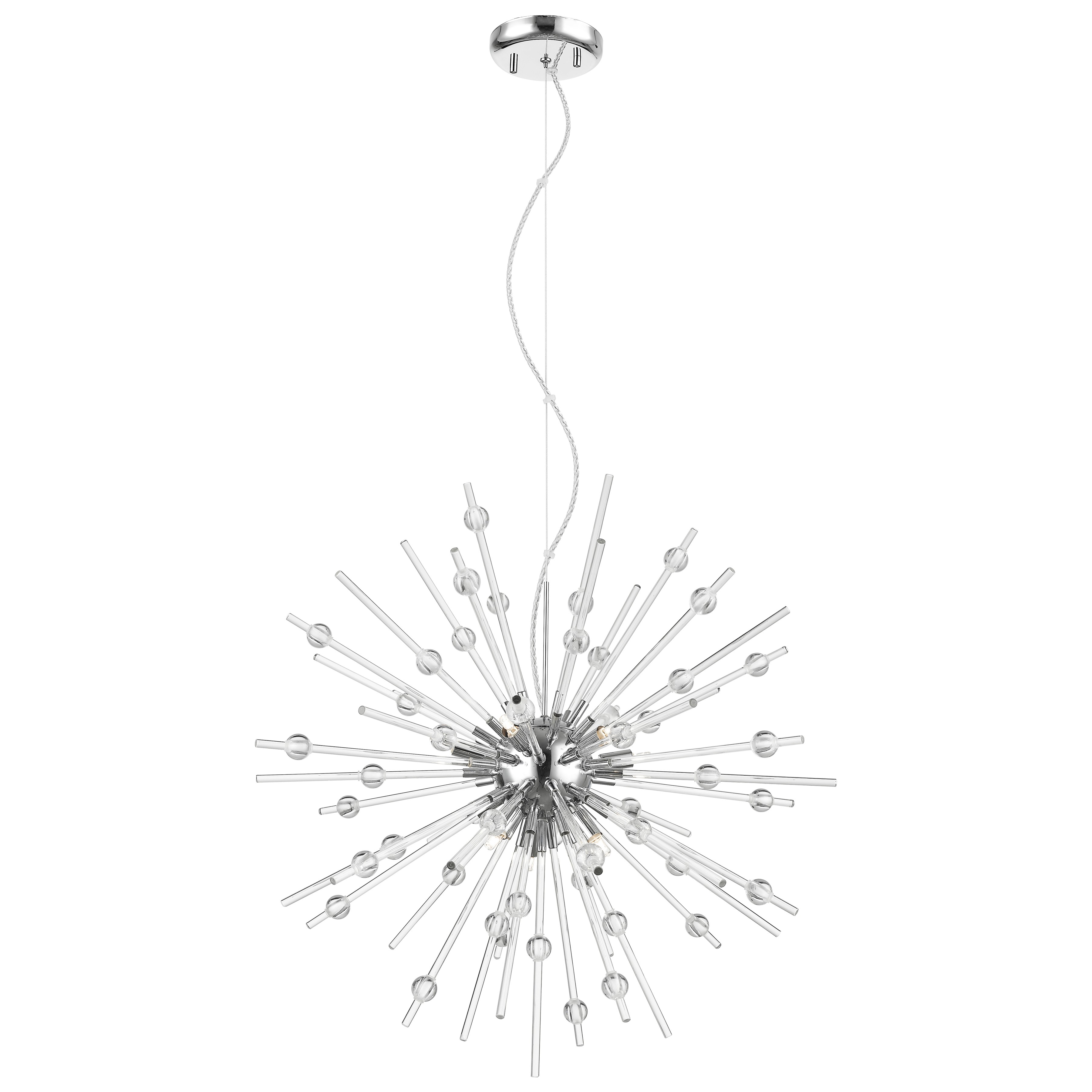 Access Lighting 63122LEDDLPCH/CLR Burst 9 Light Pendant