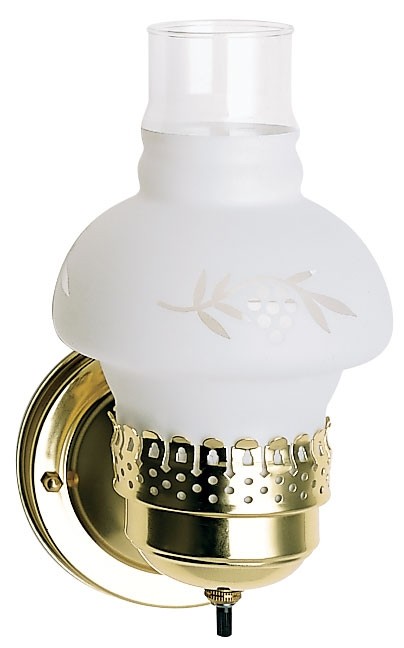 Nuvo Lighting 77/118 1 Light 5 inch Vanity w/Hooded Grape Shade & On/Off Switch