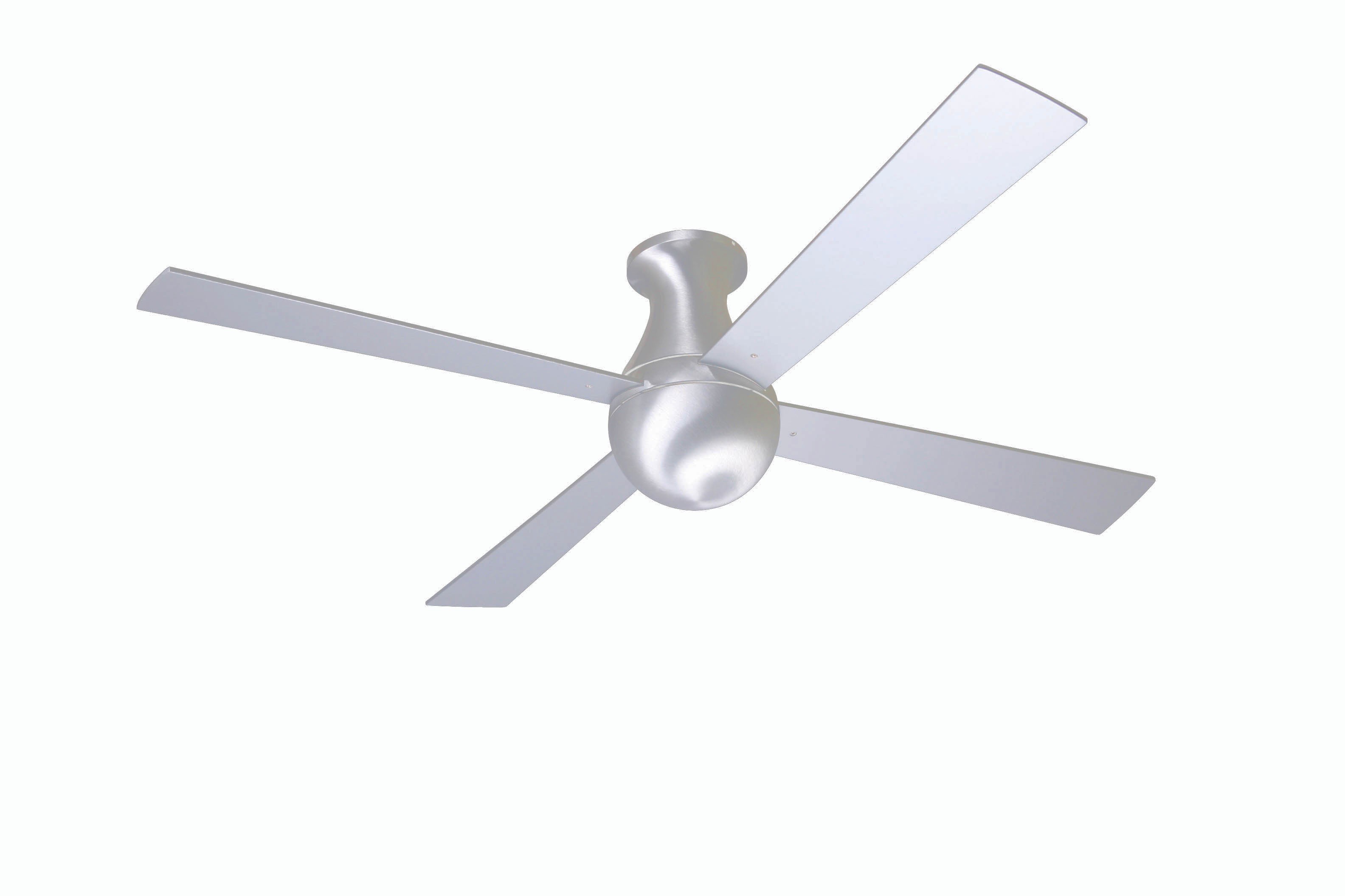 Modern Fan Company BALHUGBA52WHNL003 Ball Hugger Brushed Aluminum