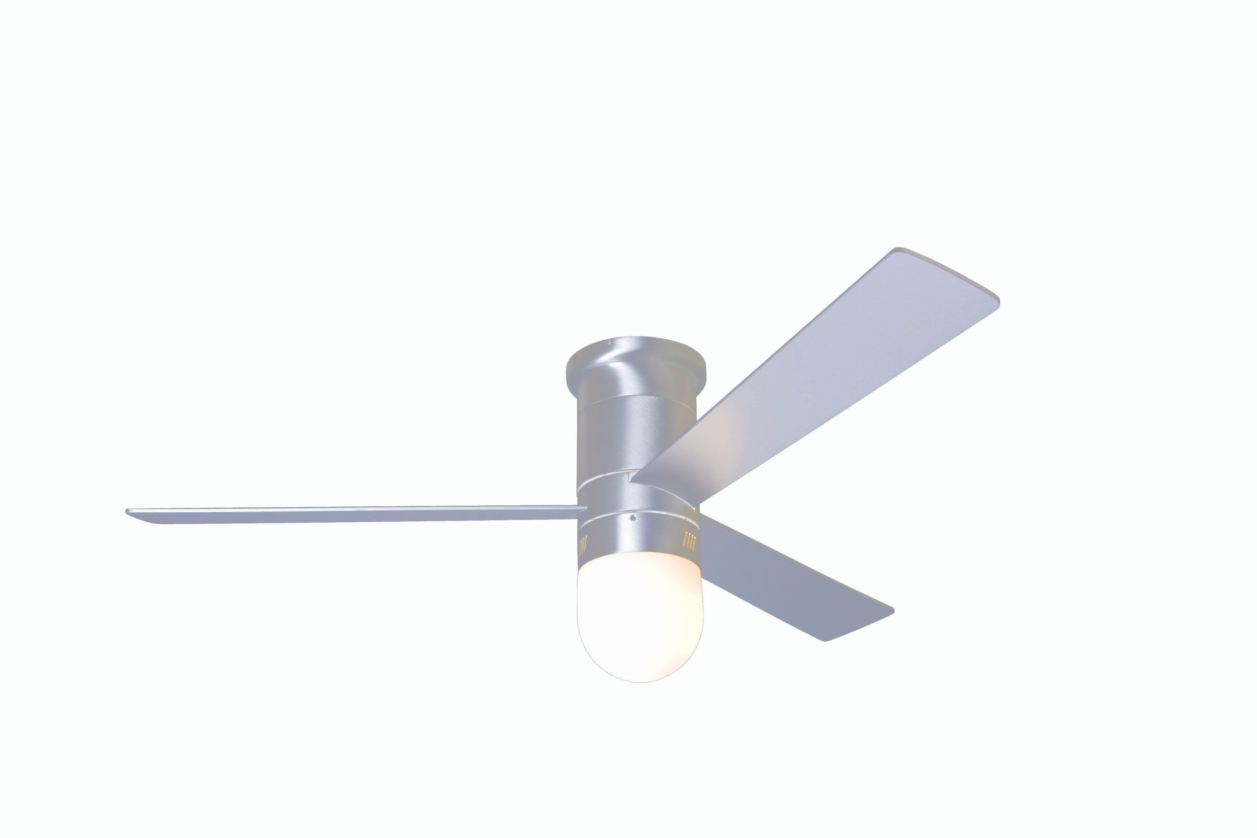 Modern Fan Company CIRHUGBA52WH353002 Cirrus Hugger Brushed Aluminum Ceiling Fan