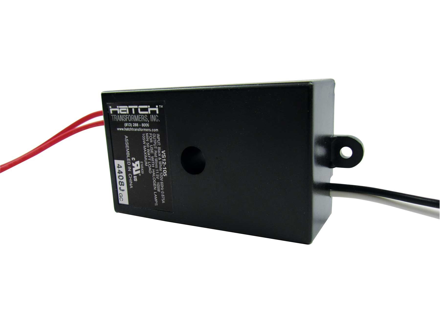 Hatch Transformers VS12150JNW 150W 120V to 12V With Feet Leads