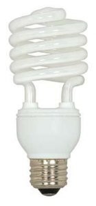 Satco 18W T2 Ultra MiniSpiral CFL Light Bulbs - 2700K Warm White, 8-Pack S6278 - View #2