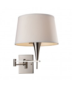 ELK Lighting 10108/1 Swingarm 1 Light Sconce in Polished Chrome