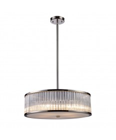 ELK Lighting 10129/5 Braxton 5 Light Pendant in Polished Nickel