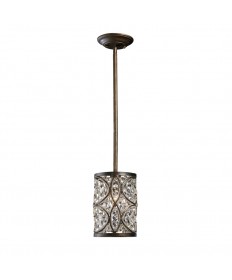 ELK Lighting 11285/1 Amherst 1 Light Pendant in Antique Bronze