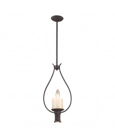 ELK Lighting 14004/1+1 Cambridge 1+1 Light Pendant in Moonlit Rust