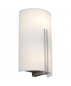 Access Lighting 20446-BS/WHT Prong Vanity/Wall Sconce