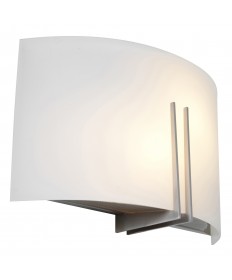 Access Lighting 20447-BS/WHT Prong Vanity/Wall Sconce