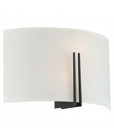 Access Lighting 20447LEDDLP-MBL/WH Prong 2 Light LED Wall Sconce