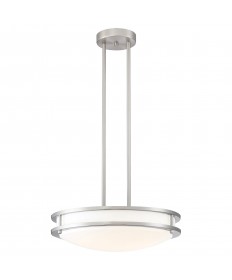 Access Lighting 20469LEDD-BS/ACR Solero Dimmable LED Semi-Flush or
