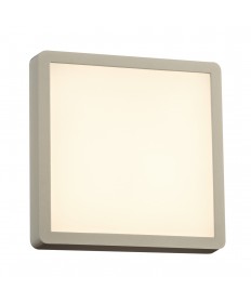 PLC Lighting 2258SL 1 Square silver exterior light Oliver collection