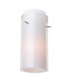 Access Lighting 23133-BS/CLOP Glass`n Glass Cylinder Shade