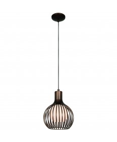 Access Lighting 23437-BRZ Chuki Metal Ribbed Pendant