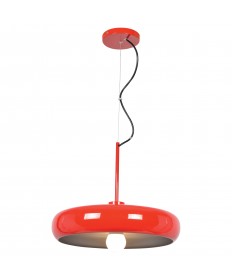 Access Lighting 23882LEDDLP-RED/SILV Bistro (s) Round Colored LED