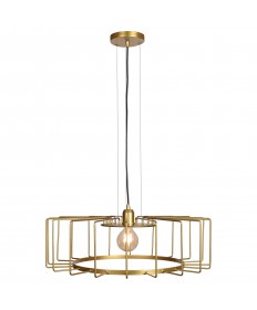 Access Lighting 23890LEDDLP-GLD Wired 1-Light Horizontal Cage Pendant