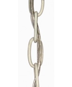 Nuvo Lighting 25/1072 8 Ga. Chain Textured White Finish 1-1/2 in. Link