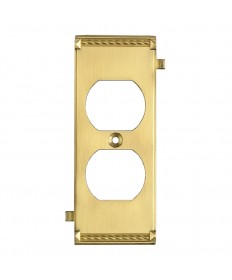ELK Lighting 2503BR Clickplates Brass Middle Switch Plate