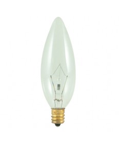 Bulbrite 490025 | 25 Watt Incandescent B10 Torpedo Chandelier Bulb