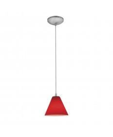 Access Lighting 28004-4C-BS/RED Martini 1-Light Pendant