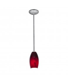 Access Lighting 28011-1R-BS/RUSKY Merlot 1-Light Pendant