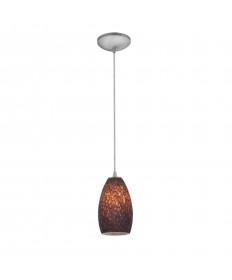 Access Lighting 28012-1C-BS/BRST Sydney Glass Pendant