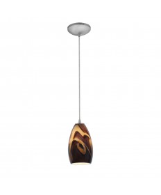 Access Lighting 28012-1C-BS/ICA Sydney Glass Pendant