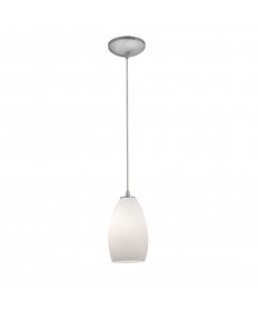 Access Lighting 28012-1C-BS/OPL Sydney Glass Pendant