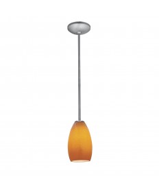 Access Lighting 28012-1R-BS/MYA Janine Glass Pendant