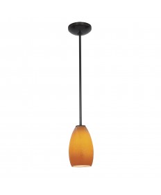 Access Lighting 28012-1R-ORB/MYA Janine Glass Pendant