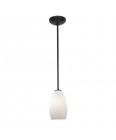 Access Lighting 28012-1R-ORB/OPL Janine Glass Pendant