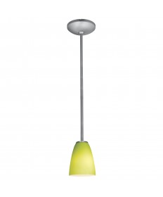 Access Lighting 28022-1R-BS/LGR Janine Cone Glass Pendant