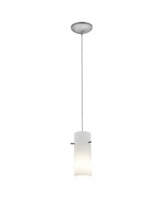 Access Lighting 28030-1C-BS/OPL Sydney Cylinder Glass Pendant