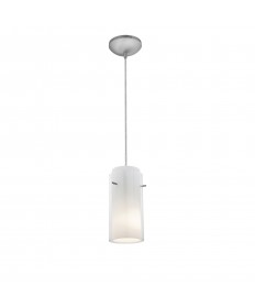 Access Lighting 28033-1C-BS/CLOP Sydney Glass in Glass Cylinder Pendant