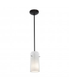 Access Lighting 28033-3R-ORB/CLOP Glass`n Glass Cylinder 1-Light