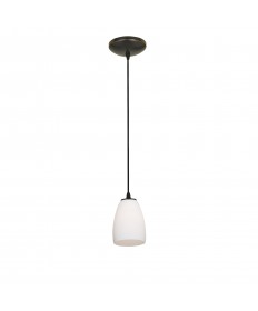 Access Lighting 28069-1C-ORB/OPL Sydney Cone Glass Pendant